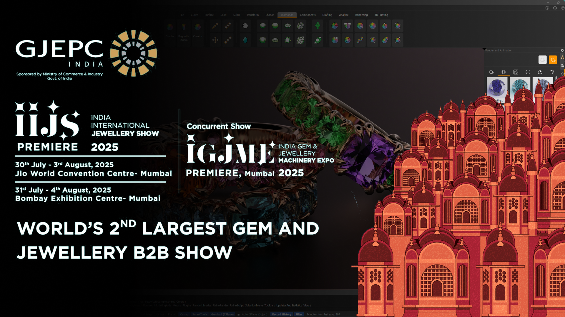 RhinoArtisan at IIJS Premiere 2025: Discover the Future of 3D Jewelry Design