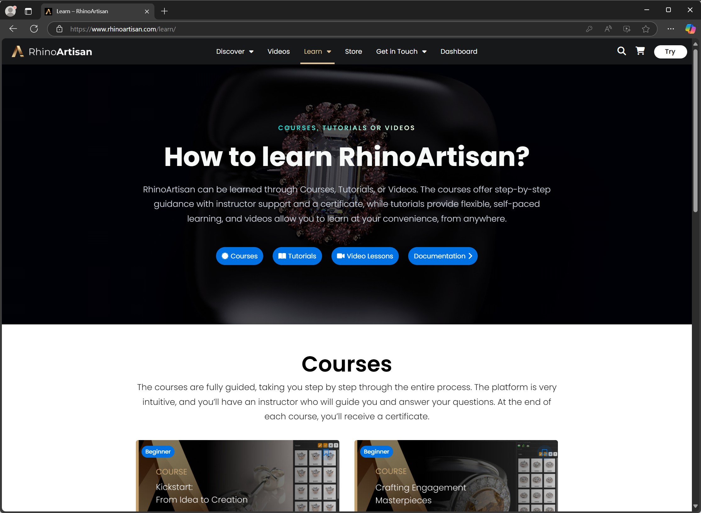 New Ways to Learn with RhinoArtisan