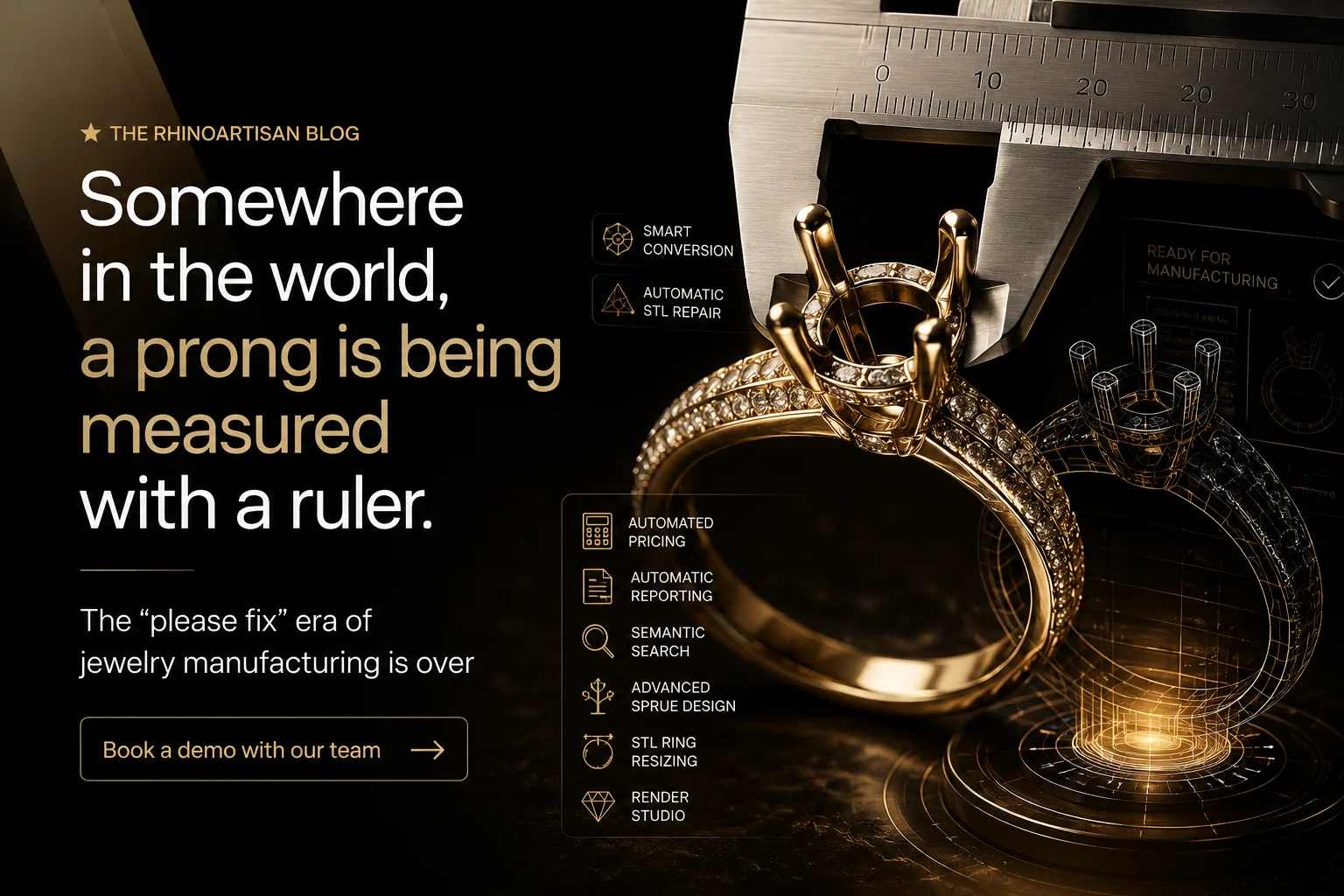 The “please fix” era of jewelry manufacturing is over