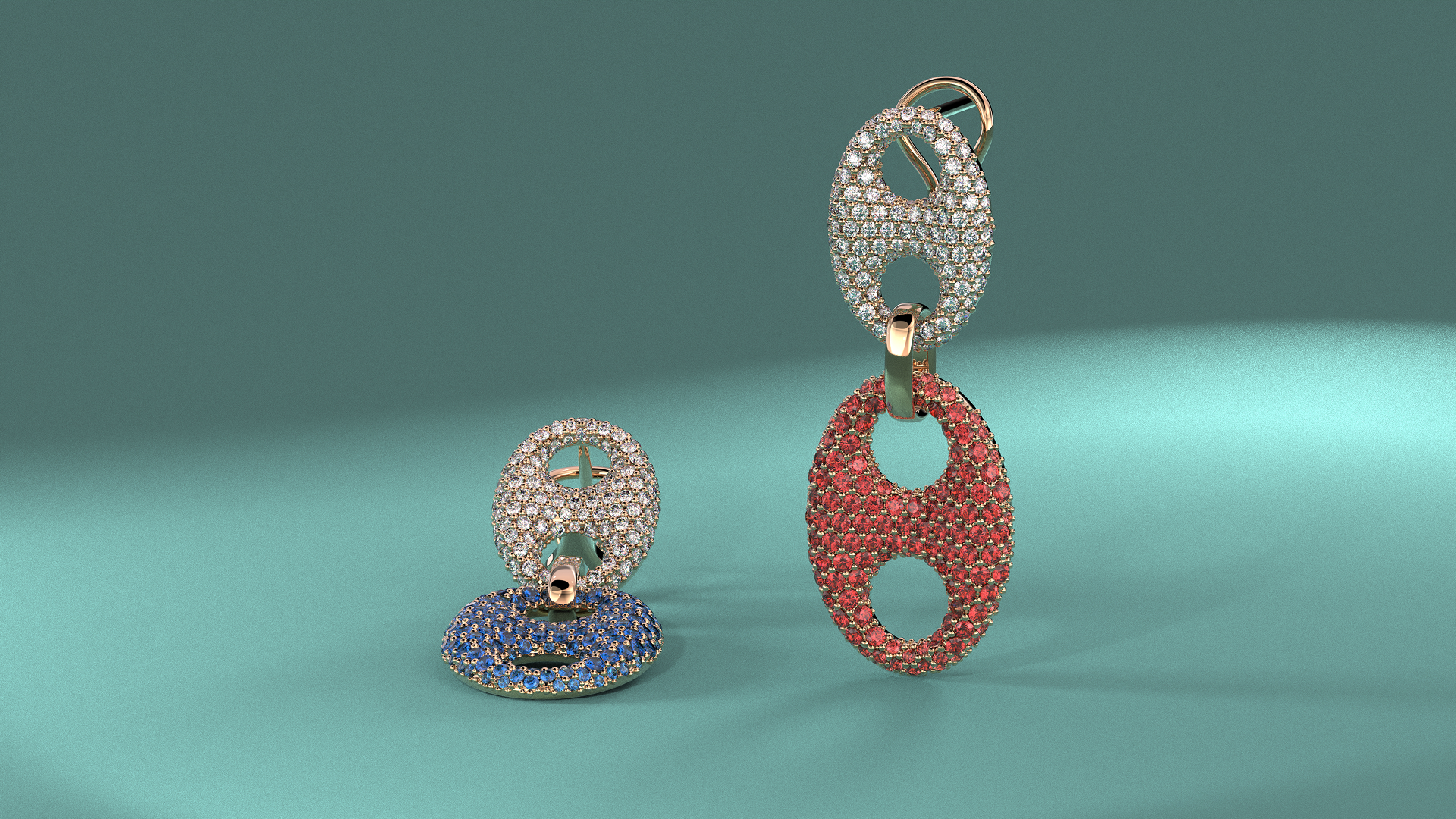 Calabrote Pavé Earrings