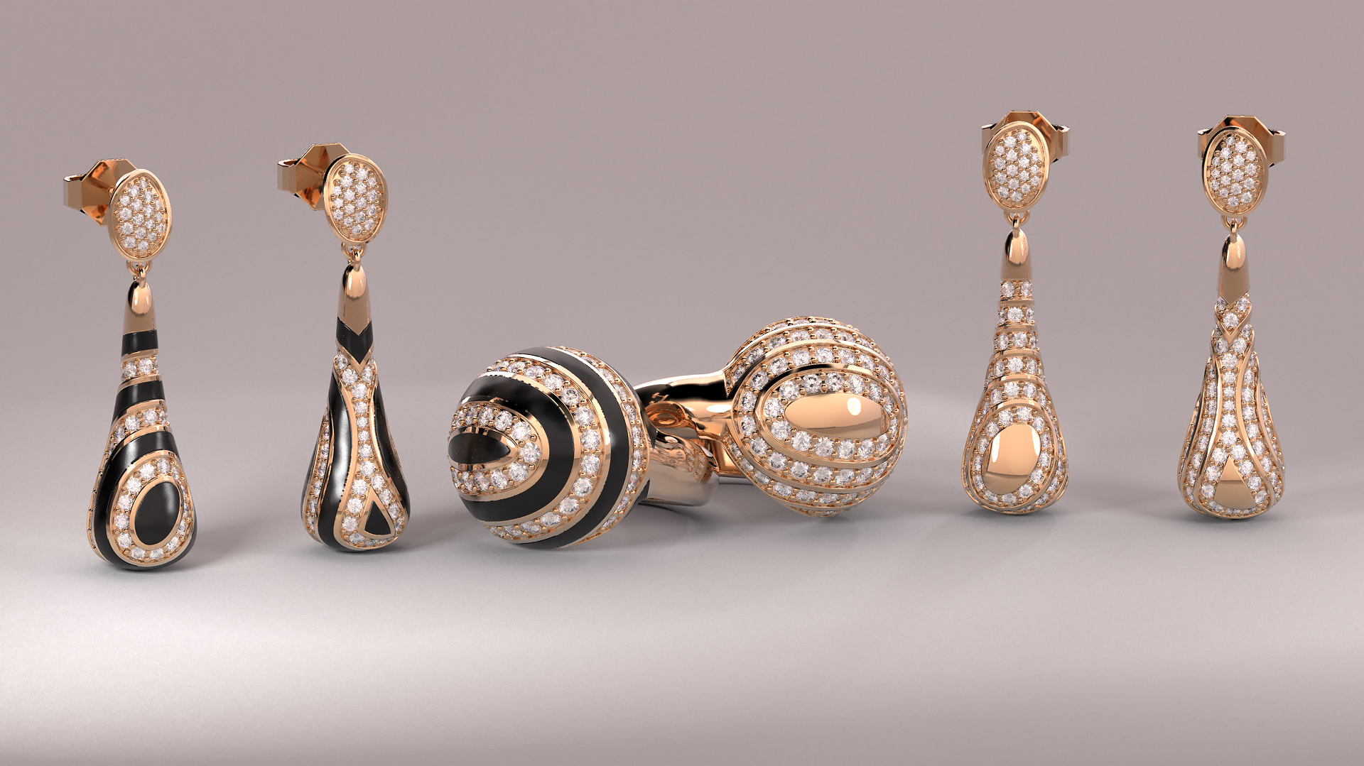 Pavé Earrings