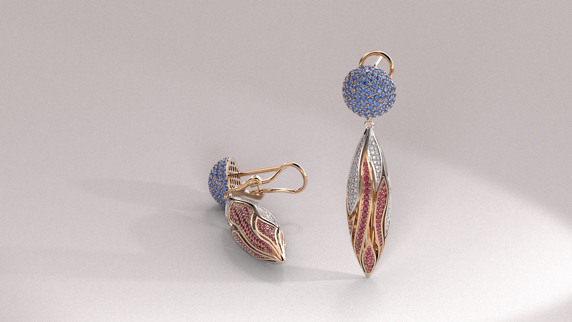 Pavé Earrings II