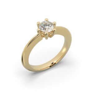 002 Solitare Basket 0.75 ct