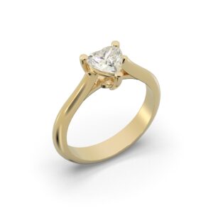 009 Solitare Basket Heart 0.75 ct